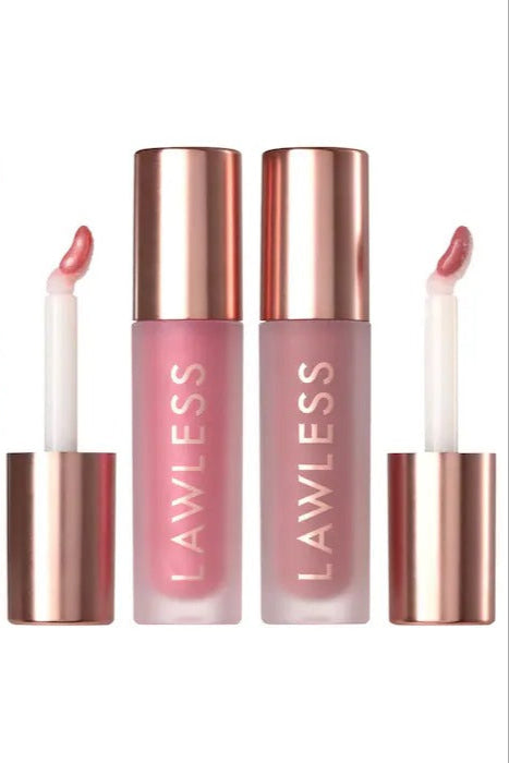 LAWLESS Double the Plump Lip Gloss Set